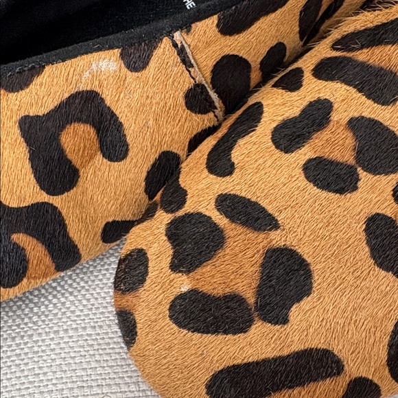 Marks and Spencer (M&S) leather leopard flats - Picture 7 of 9